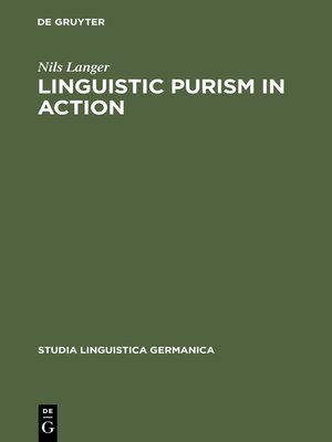 cover image of Linguistic Purism in Action